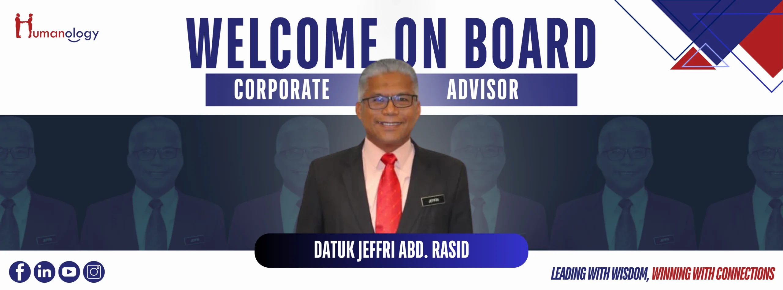 Datuk Jeffri welcome board