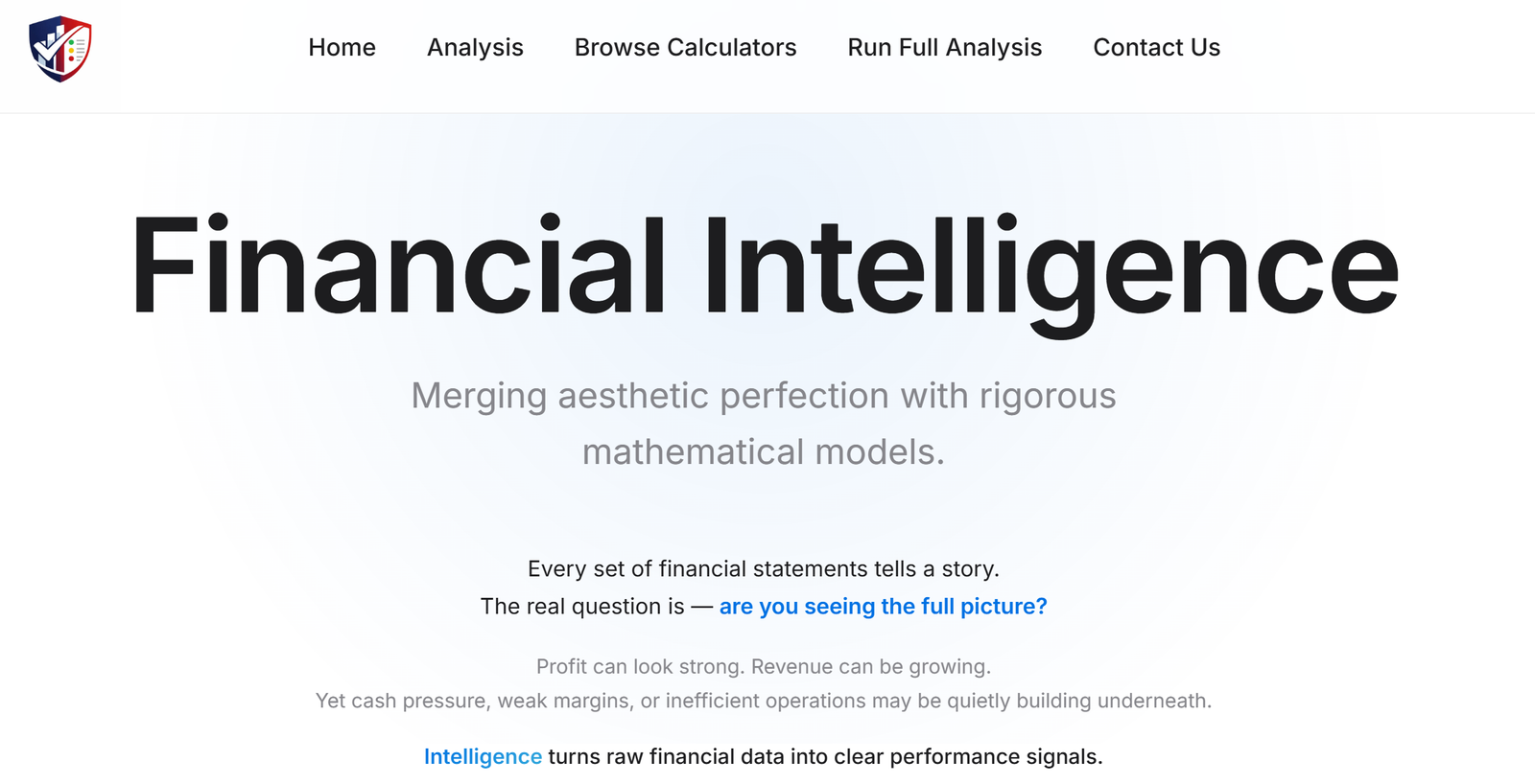 FinCheck Dashboard